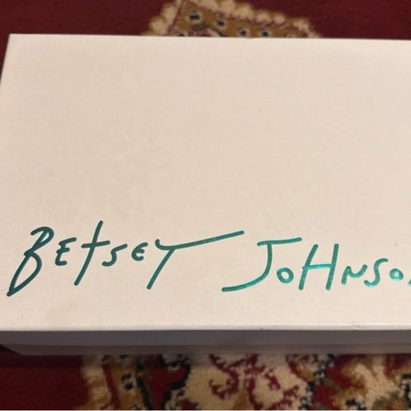 Betsey Johnson White Jeweled Strappy Slide Sandals - Picture 11 of 11